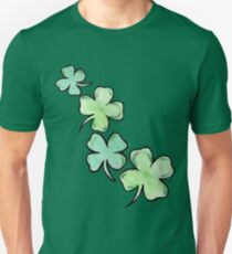 St. patrick's day lucky shamrocks Unisex T-Shirt