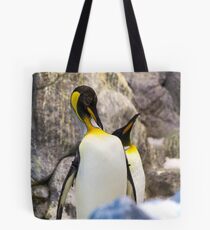Preening King penguin (Aptenodytes patagonicus) Tote Bag