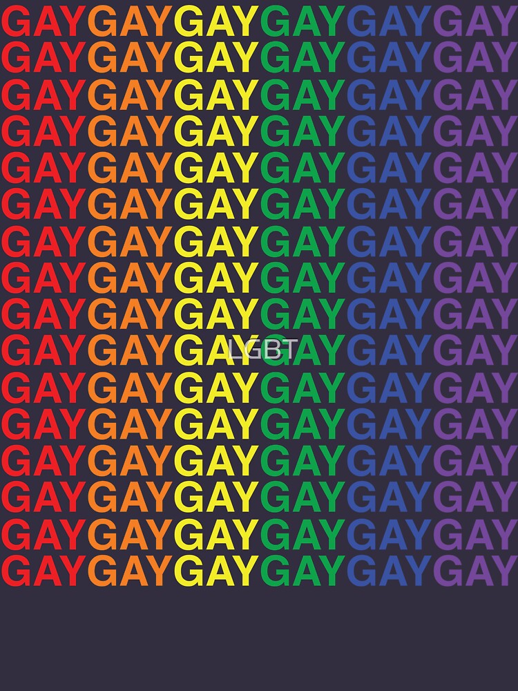 "Gay Spectrum" Tshirt by LGBT Redbubble