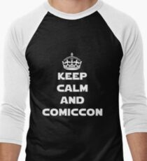 Keep Calm and Comiccon - Get this on anything! Men's Baseball ¾ T-Shirt