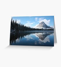 Sinopah Mountain after a Snowstorm Greeting Card