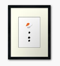 Do You Wanna Be a Snowman? Framed Print