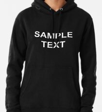 Sudadera con capucha Texto de ejemplo