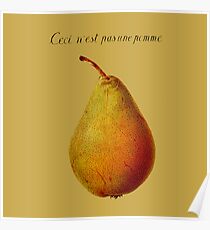 Póster Ceci n'est pas une pomme