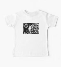 Headphone Girl BnW Baby Tee