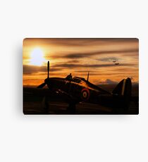 Hurricane Sunset Canvas Print