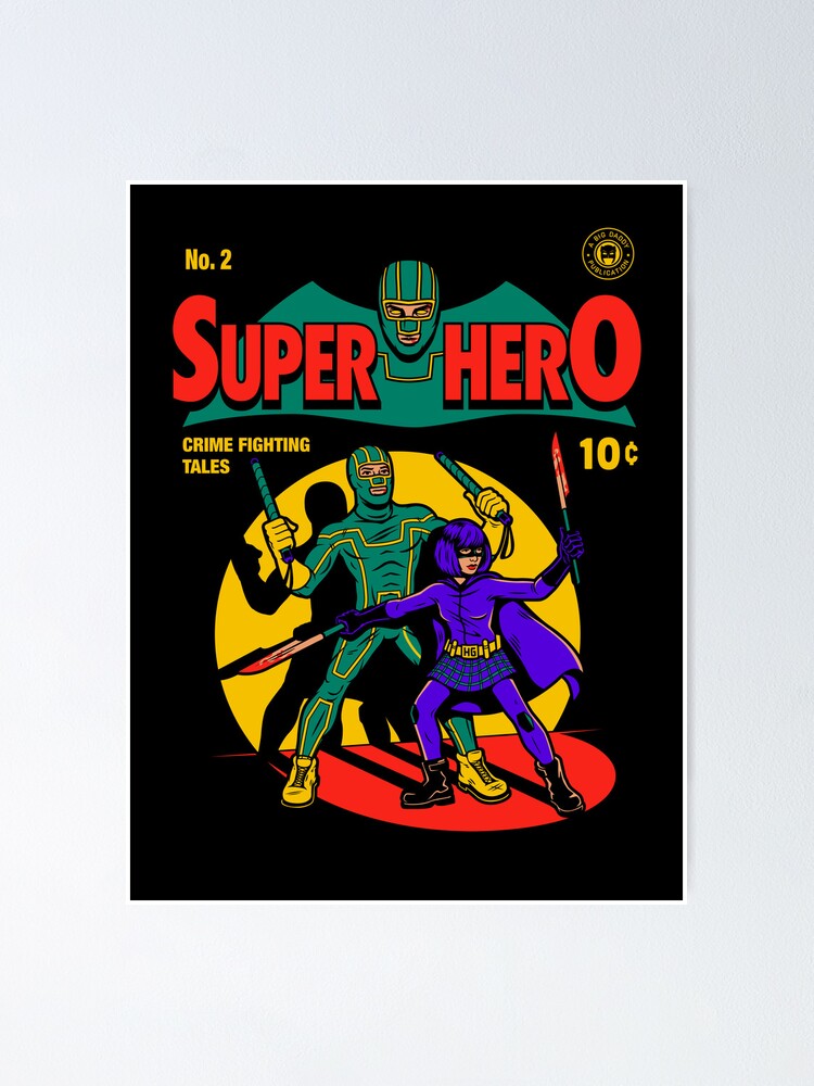 Alternate view of Superhero Comic Poster