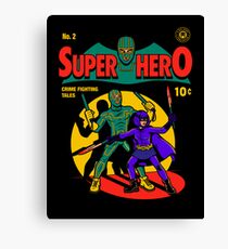 Superhero Comic Canvas Print