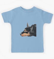 Australian Kelpie Black Portrait Kids Tee