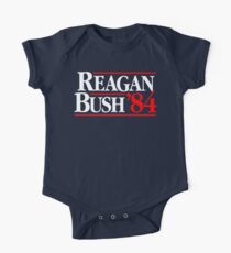 Body de manga corta para bebé Reagan / Bush '84