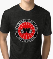 Westerburg High School Rottweilers Tri-blend T-Shirt