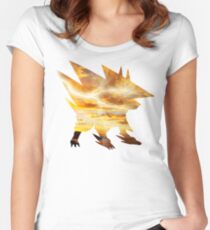 Mega Manectric Thunder Wave Women's Fitted Scoop T-Shirt