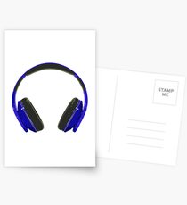 Bumpin Headphones Postcards