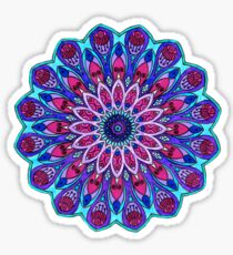Mandala Cool Toned Sticker
