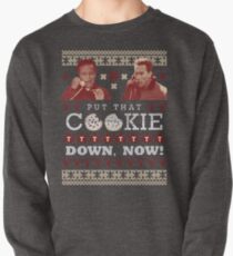 Setze das Plätzchen runter, jetzt! Hässliche Pullover Design Sweatshirt