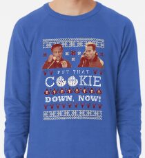 Put That Cookie Down, Now! Ugly Sweater Design Lightweight Sweatshirt