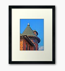 Old Fire House Tower Framed Print