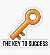 the key to success Sticker