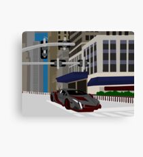 Burghal Thoroughfare Conveyance Canvas Print