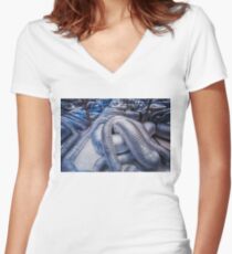 Untitled Women's Fitted V-Neck T-Shirt