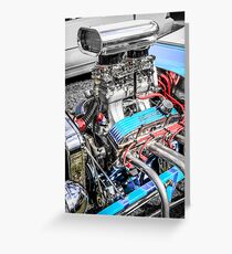 1923 Ford Model T -Bucket V8 Hemi engine Greeting Card