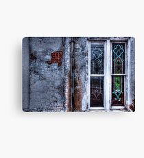 Rustic Church Windows Canvas Print