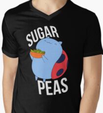 Catbug -- Sugar Peas!! Men's V-Neck T-Shirt
