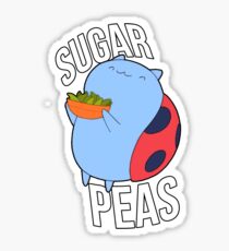 Catbug -- Sugar Peas!! Sticker
