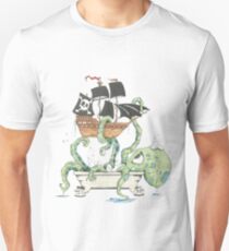 Kraken in the Tub Unisex T-Shirt
