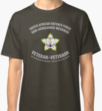 South African Defence Force Veteran (Grey Text) Classic T-Shirt