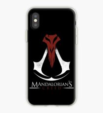 Mandalorian's Creed (black) iPhone-Hülle & Cover