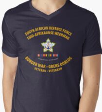 South African Defence Force Border War Veteran Men's V-Neck T-Shirt