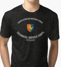 SADF Technical Service Corps Veteran Shirt Tri-blend T-Shirt