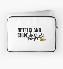 Netflix und Chicken Nuggets Laptoptasche