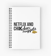 Cuaderno de espiral Netflix y Chicken Nuggets