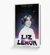 Liz Lemon is a princess ! Greeting Card