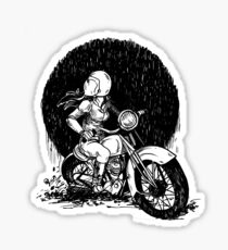 Women Who Ride- We like Dirt and We got Titties Sticker