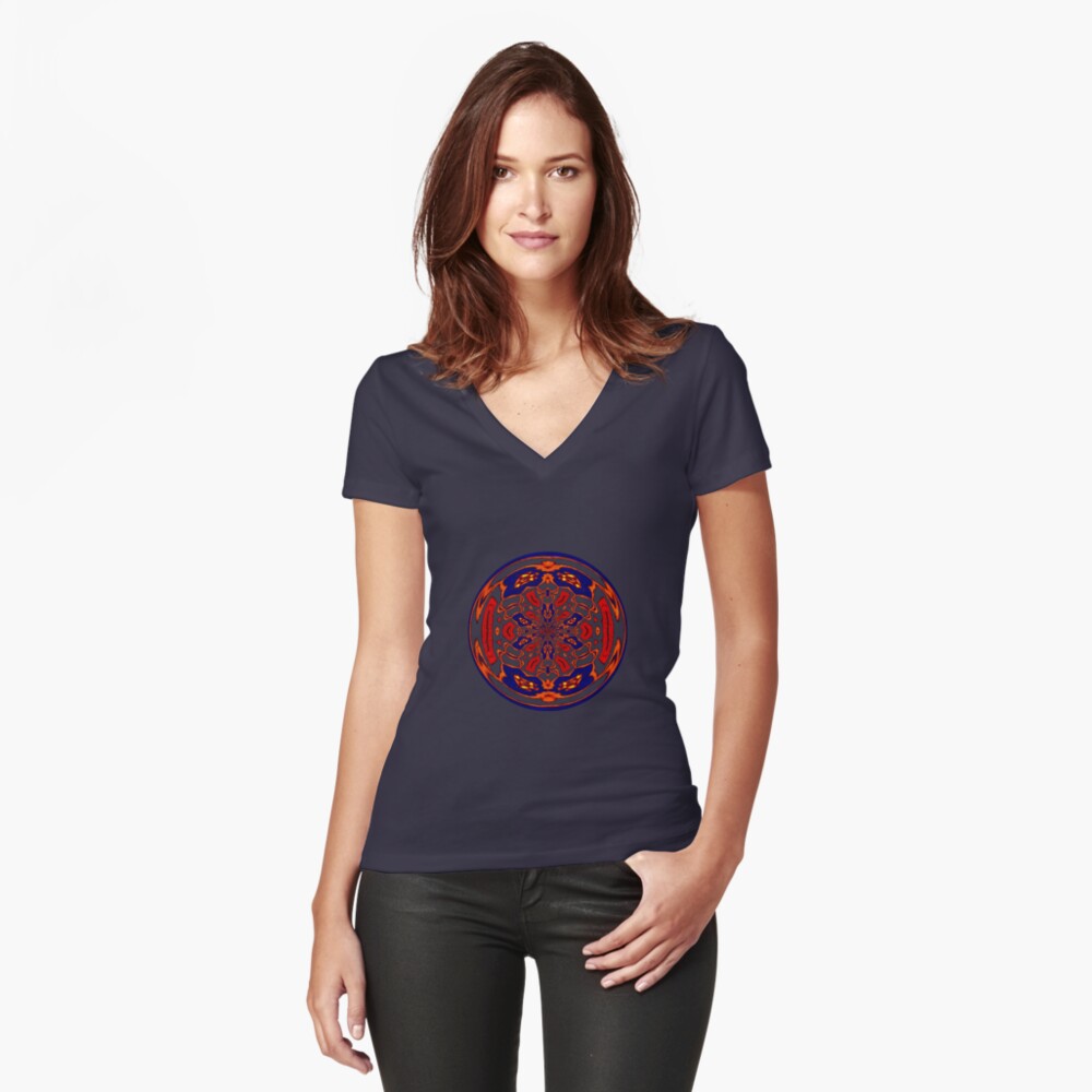 Wild Heart Fitted V-Neck T-Shirt