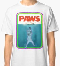 Jaws (PAWS) Movie parody T Shirt Classic T-Shirt