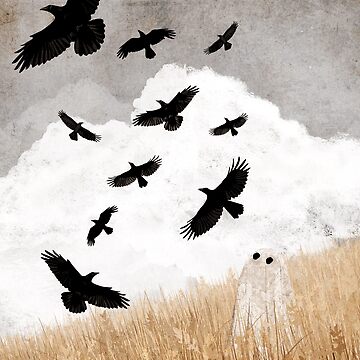 Artwork thumbnail, Walter and The Crows by katherineblower
