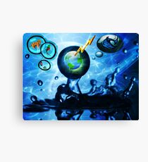 A Drop In The Ocean, Is It Too Late? Canvas Print