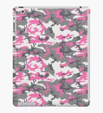Pink White Gray Camo Pattern iPad-Hülle & Klebefolie