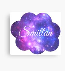 Smillan (White Font) Canvas Print