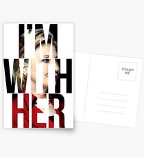 Postales Estoy con ella Hillary Clinton