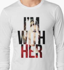 I'm With Her Hillary Clinton Long Sleeve T-Shirt