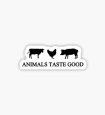 Animals Taste Good Sticker