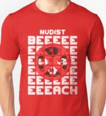 Nudist BEEEEEEEEEEEEEEEEEEEEEEEEEEEEEEEEEAAAAAAAAAAAAAAAAAAACH Slim Fit T-Shirt