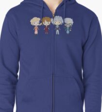 thank you for being a friend Zipped Hoodie