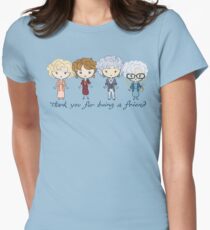 Camiseta entallada para mujer gracias por ser un amigo