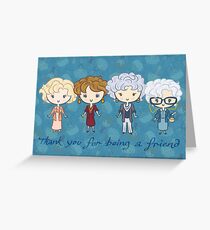 thank you for being a friend Greeting Card